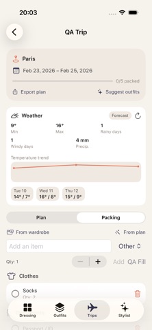 StyleStack Wardrobe & Trips Screenshot 8 of 8