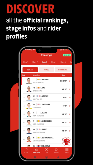 La Vuelta presented by ŠKODA Screenshot 4 - AppWisp.com La Vuelta presented by ŠKODA Screenshot 4 - AppWisp.com