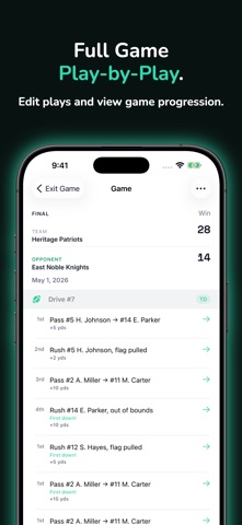 StatHawk: Flag Football Stats Screenshot 3 of 10