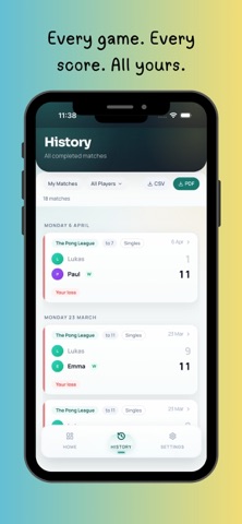 Smoosh: Ping Pong Scorekeeper Screenshot 7 of 10