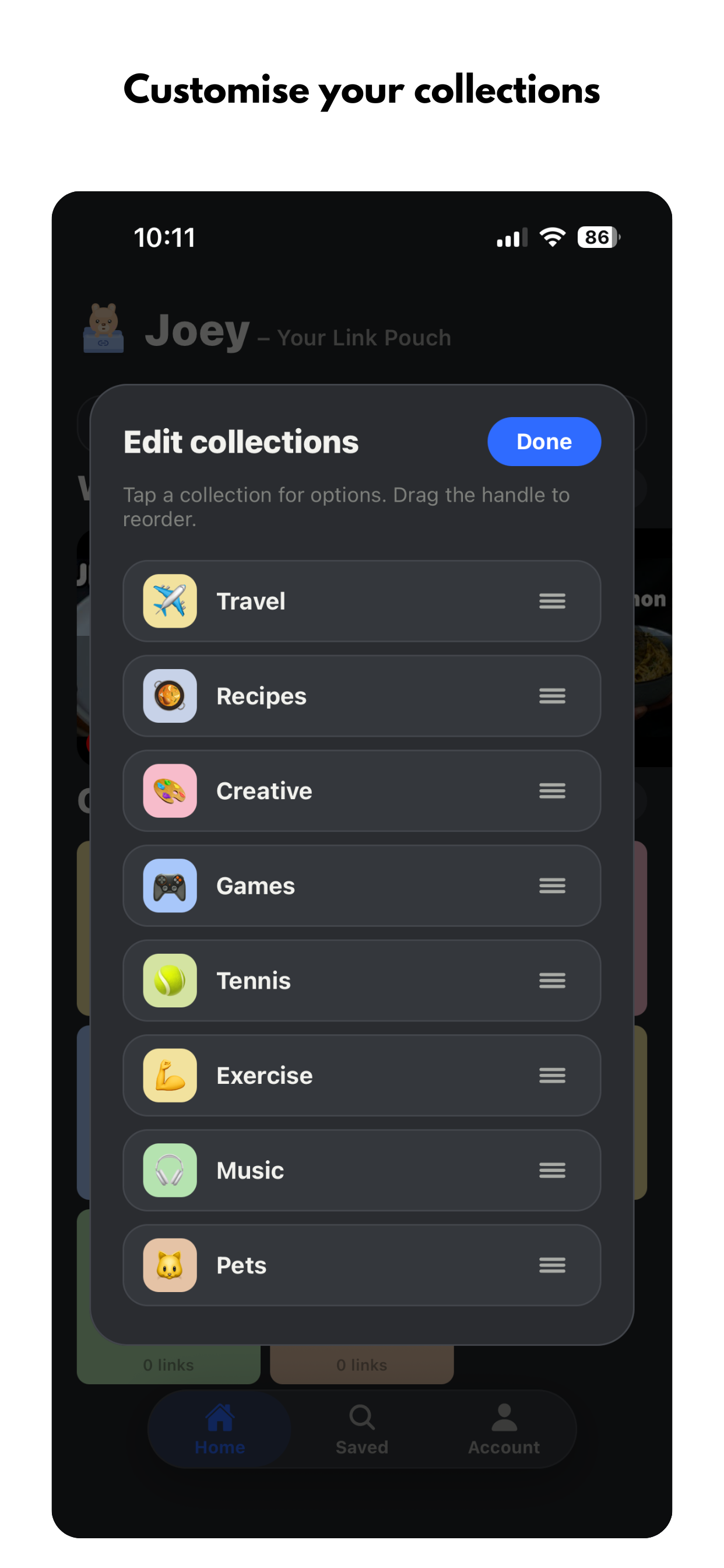 Joey: Save & Organize Links screenshot 6