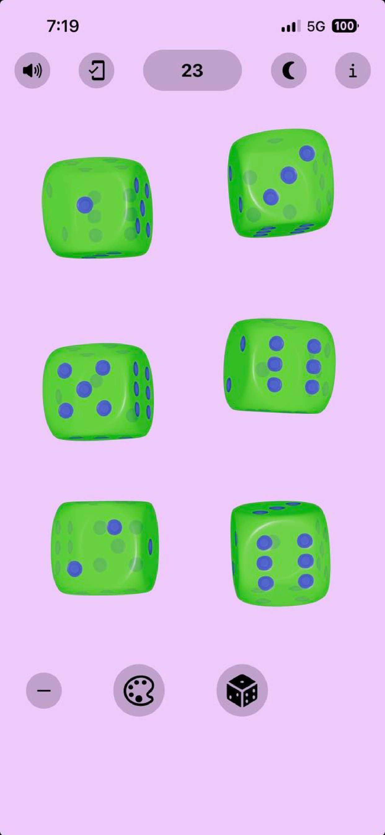3D Simple Dice screenshot 4