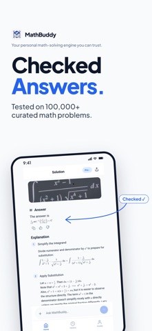 AI Math Solver: MathBuddy Screenshot 1 of 7