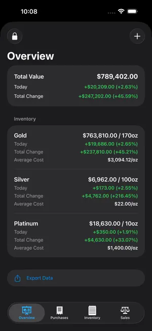 Gold Tracker: Live Spot Price screenshot 4
