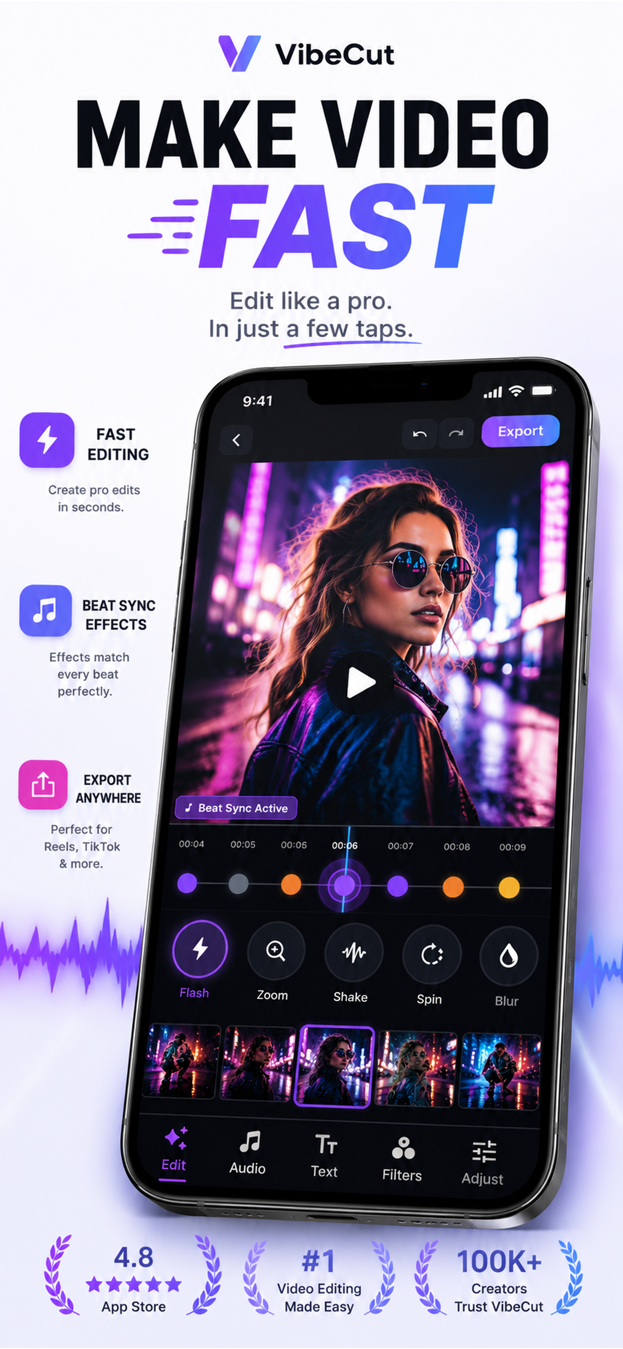 Video Editor & Maker: VibeCut