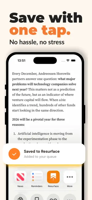 Resurface - AI Link Saver screenshot 2