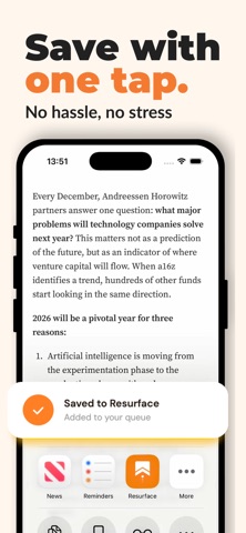 Resurface - AI Link Saver Screenshot 2 of 6