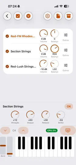 Screenshot von RSF2 — SF2 Manager - AUv3 auf dem iPhone 1