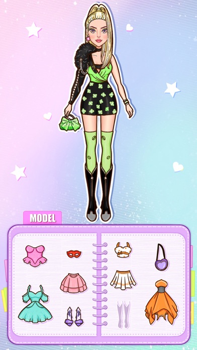 Paper Art Doll Fashion Games Screenshot