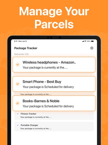Package Tracker ⁃ Track Parcel iPad screenshot