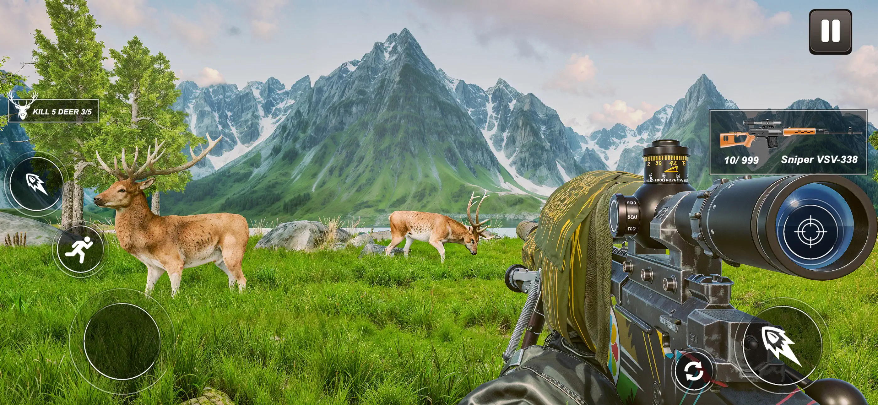 #8. Deer Hunter: Wild Hunting Rift (iOS) By: Skill Knight Studios