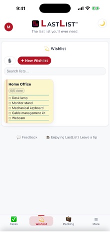 LastList: Grocery List Planner iPhone screenshot