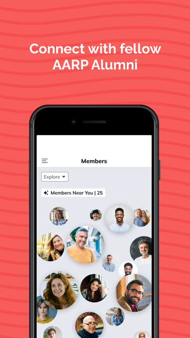 AARP Alumni Network iPhone screenshot 1 - Social Networking app