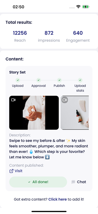 Hypefy Influencer Screenshot 2 of 4