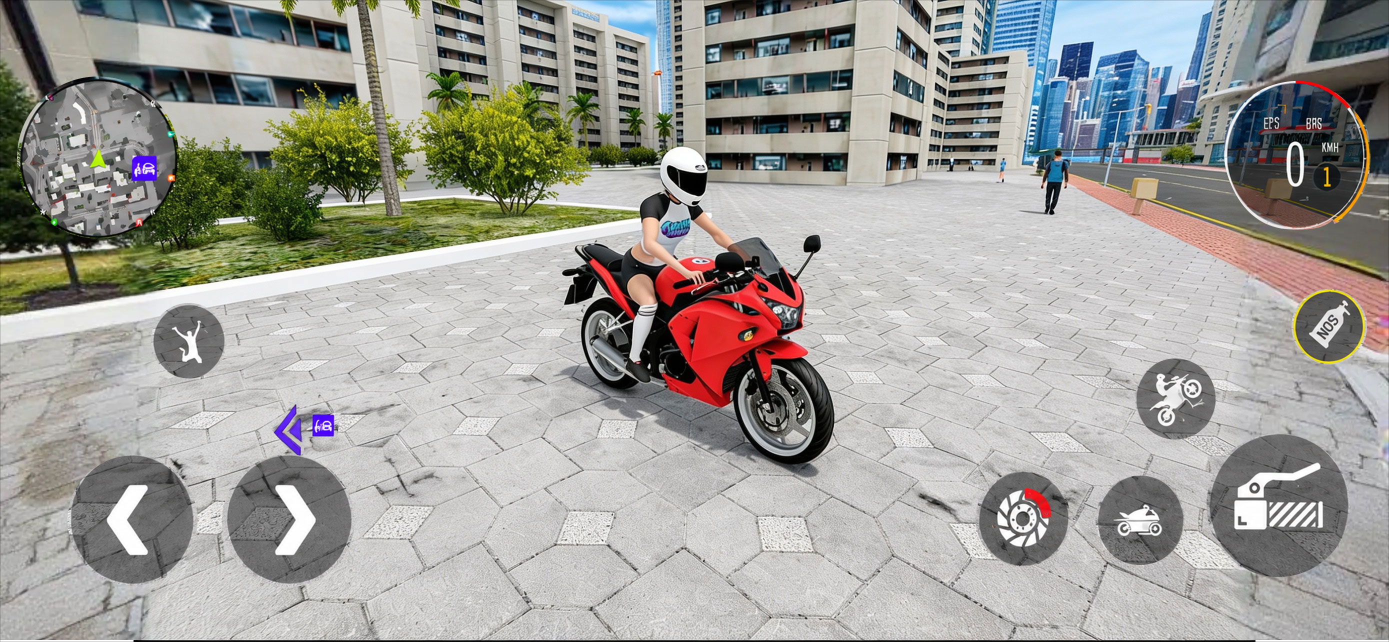 Real Bike Drive Simulator 3D screenshot 3