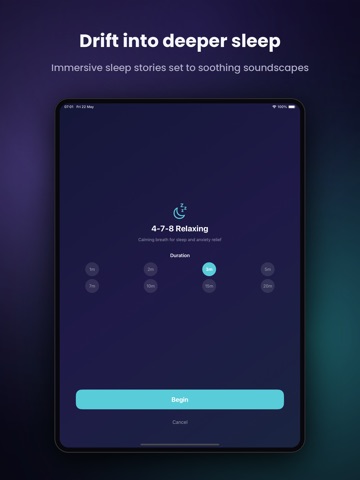 Calmara - Calm and Relax iPad screenshot