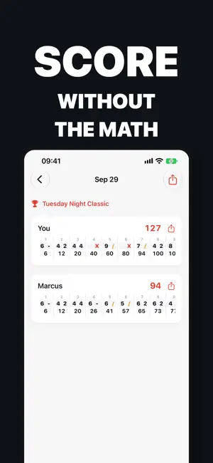 Bowling Score Keeper & Stats screenshot 1