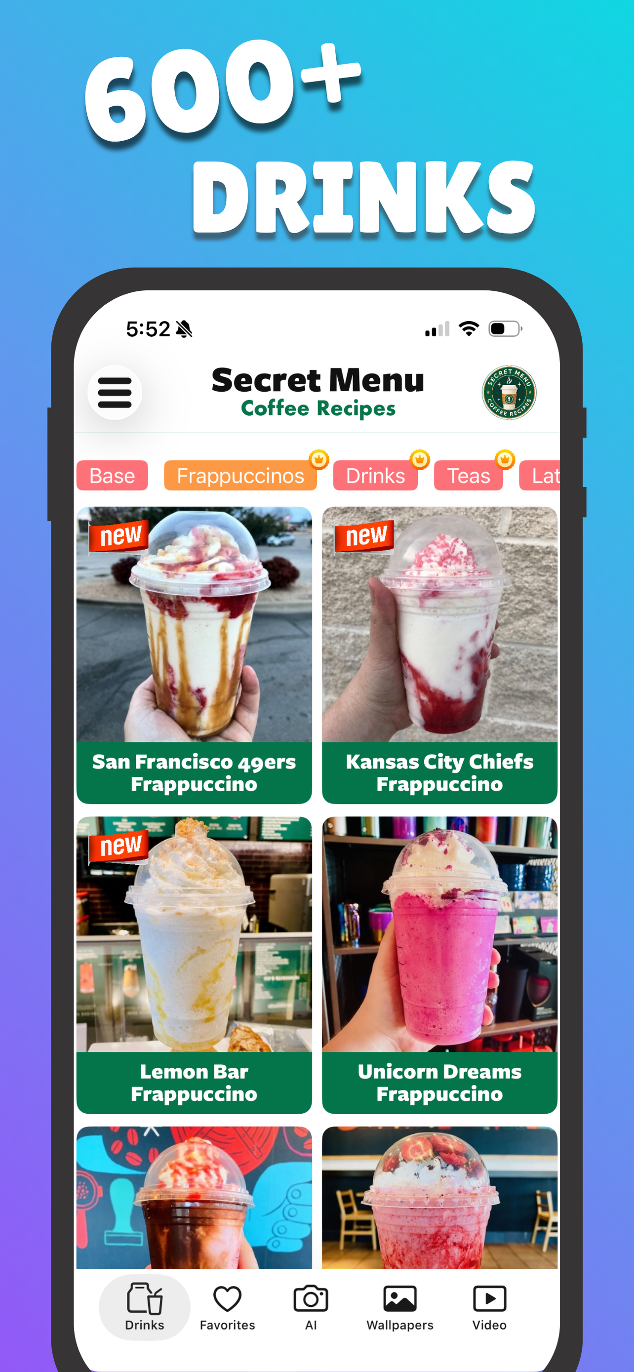 Secret Menu: Coffee Recipes screenshot 3