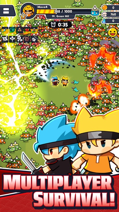 Screenshot #1 pour Ninja Survivors Online