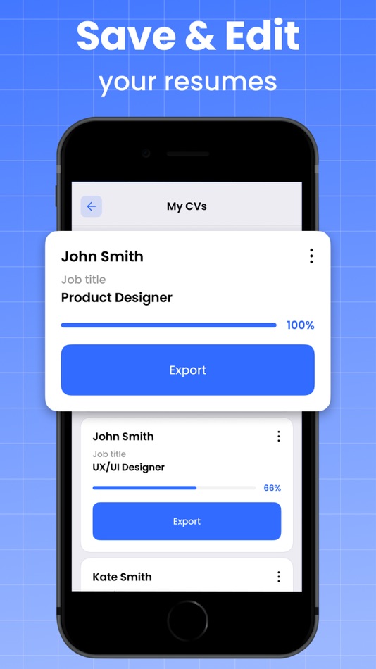 #3. Resume Maker Pro - CV Editor (iOS) 由: Lasha Tabatadze