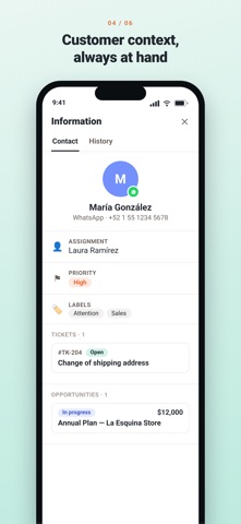 Mirlo Inbox iPhone screenshot
