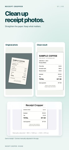 Receipt Cropper Screenshot 1 of 5