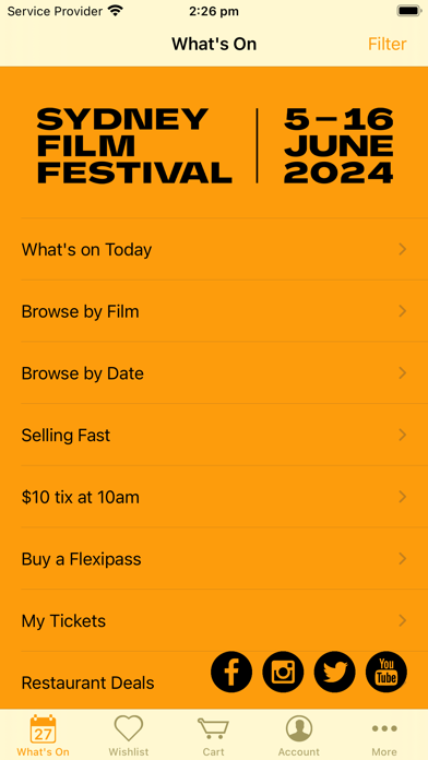 Screenshot #2 pour Sydney Film Festival