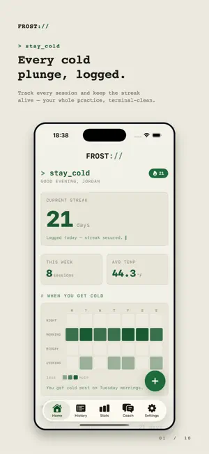 Frost: Cold Plunge & Ice Bath screenshot 1