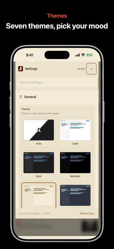 Corvus RSS Reader for Safari screenshot 5 of 6