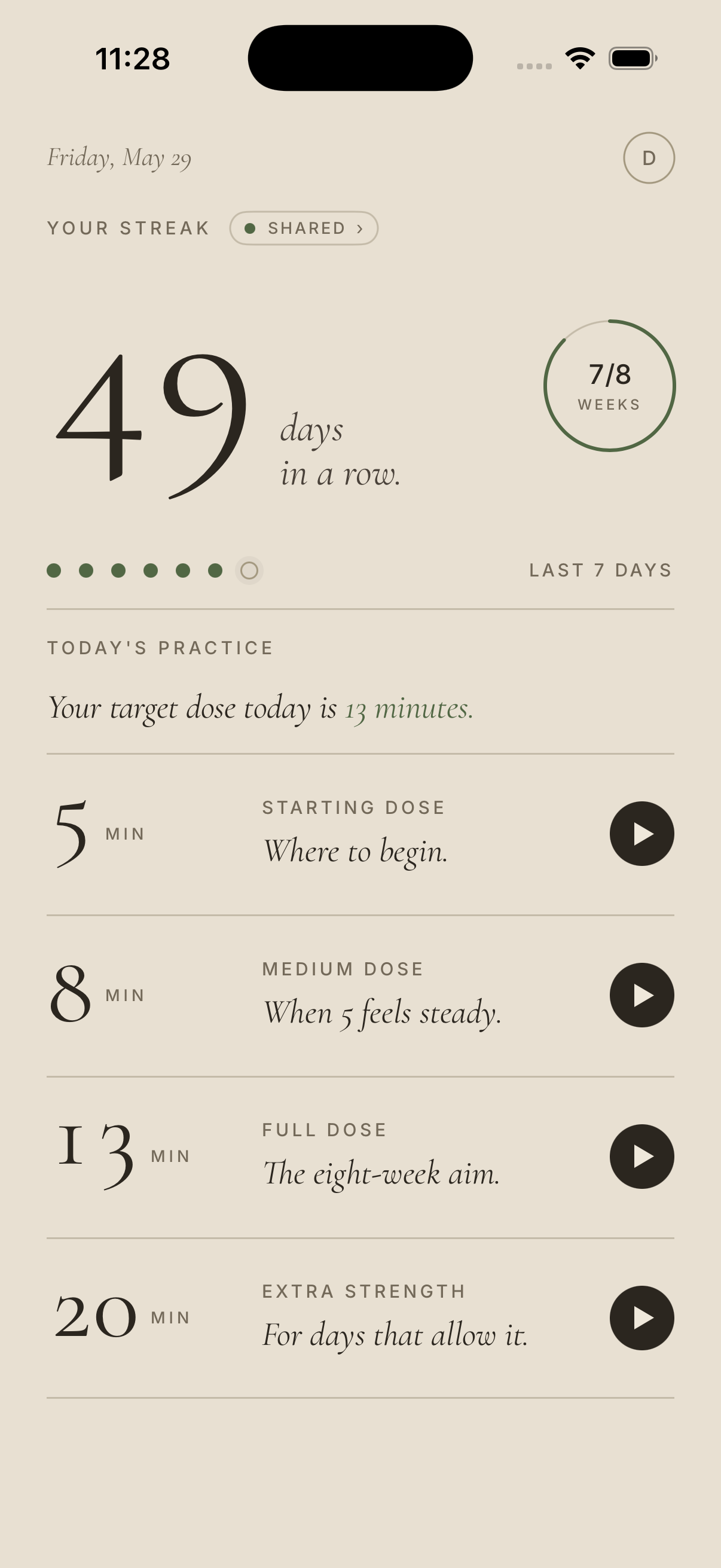 Steady Meditation screenshot 2