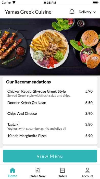 Yamas Greek Cuisinee Screenshot
