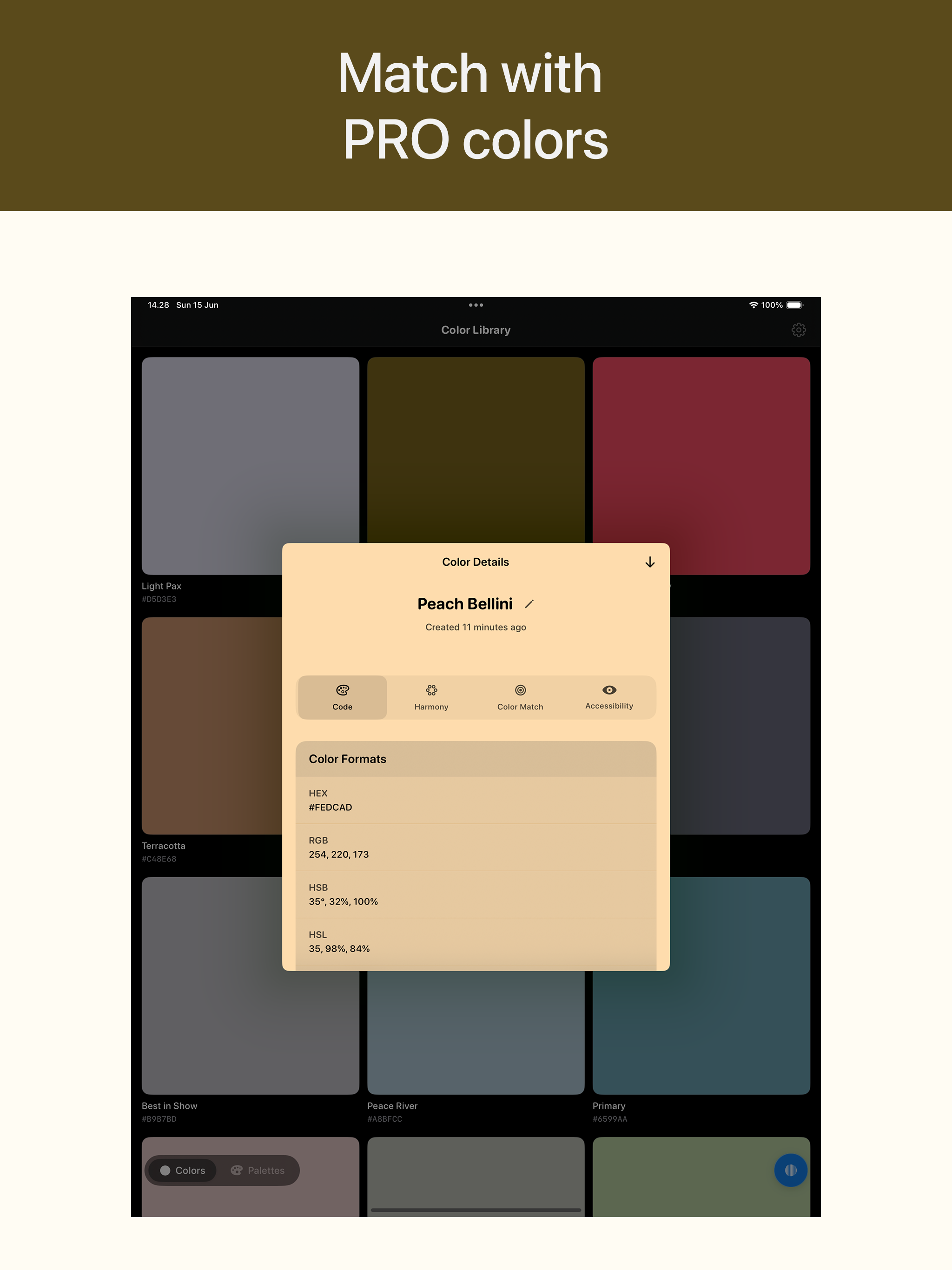 Camcolor Identifier