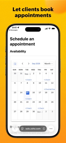 Zoho Solo: Invoice & Booking Screenshot 3 of 10