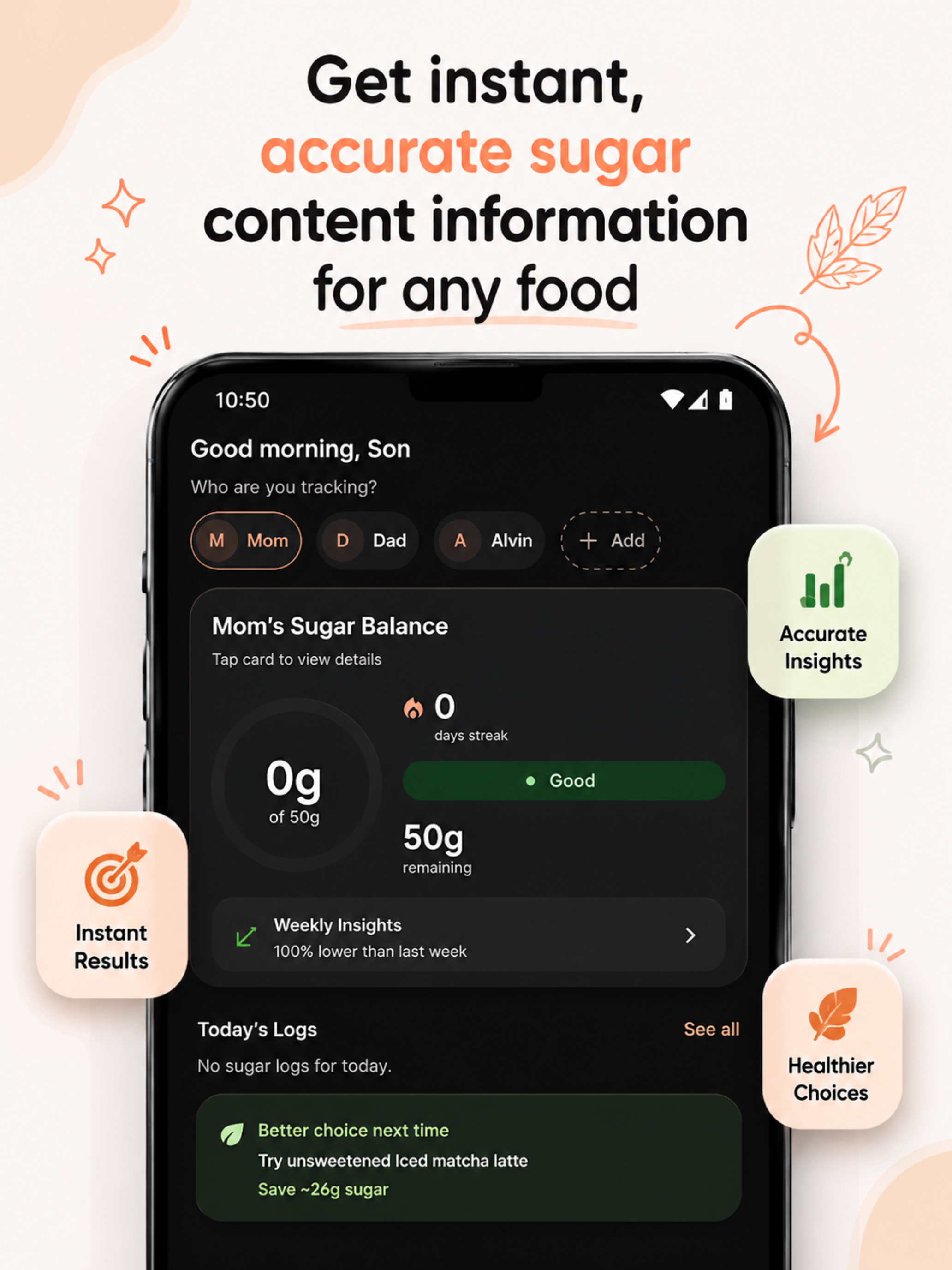 Sugar Track: Smart SugarLens