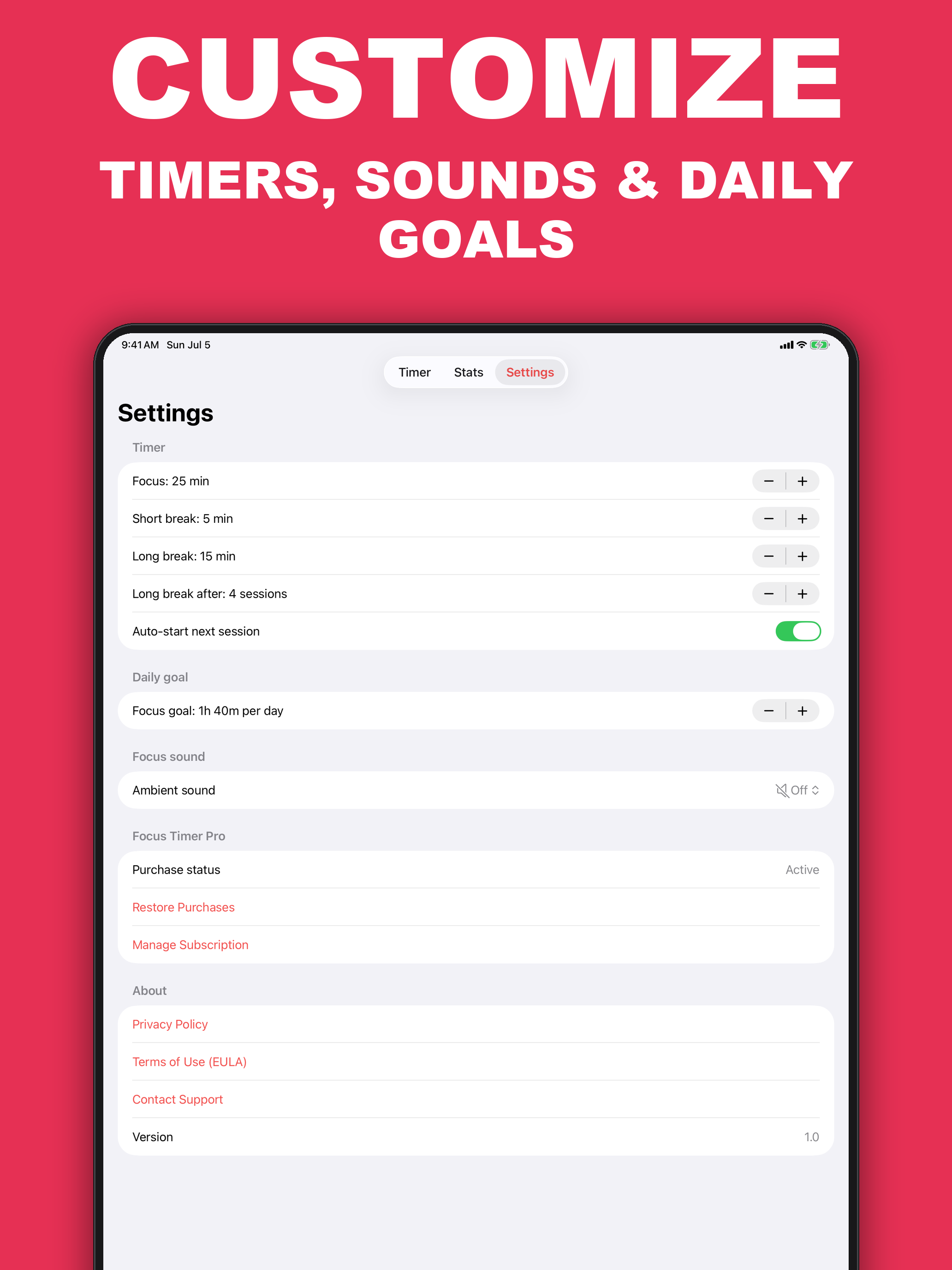 Focus Timer: Deep Work Timer screenshot 8