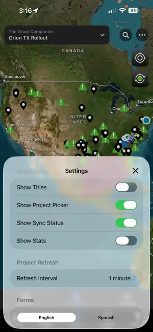 Orion TrueNorth screenshot 2