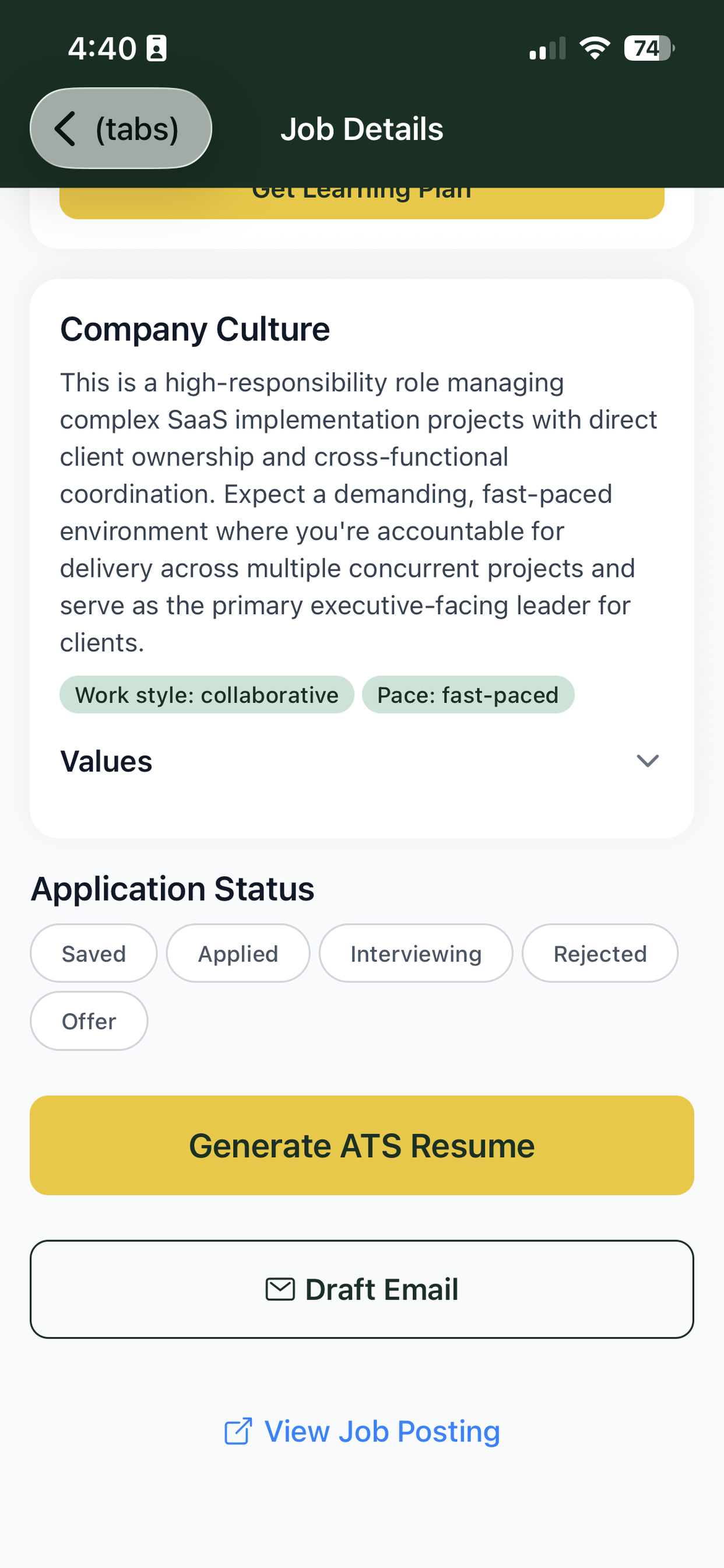 Winnow Career Concierge screenshot 4
