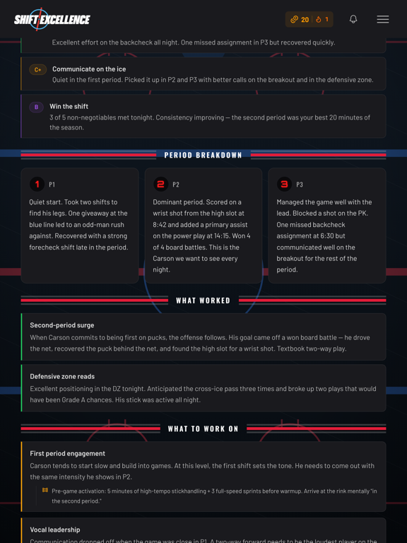 Shift Excellence: Hockey iPad screenshot