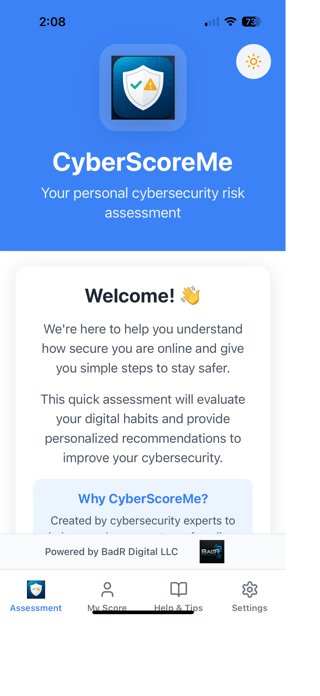 CyberScoreMe Screenshot 1 of 4