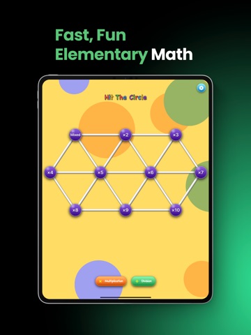 Math Circle: Times Tables Game iPad screenshot