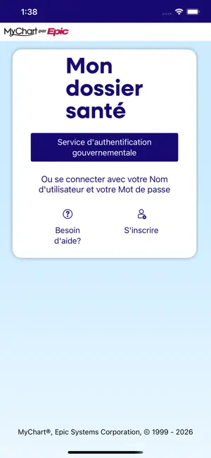Mon dossier santé screenshot 1