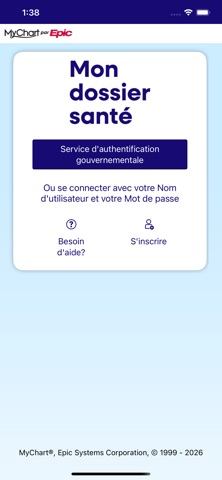 Mon dossier santé iPhone screenshot 1