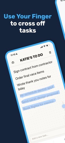 My To Do: Voice Task List iPhone screenshot