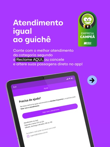 ClickBus - Passagens de Ônibus iPad screenshot 5