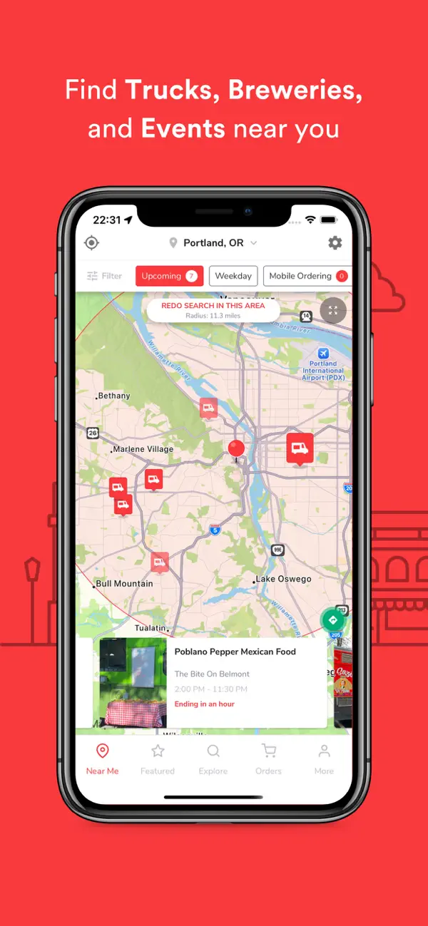 Screenshot #1 pour Truckster - Find Food Trucks
