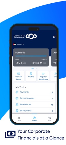 Arab Bank - Corporate Banking iPhone screenshot