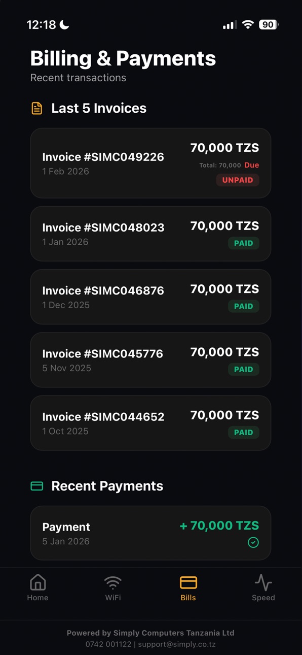 iPhone screenshot
