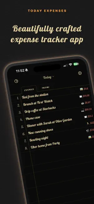 Expense Tracker: TodayExpenses screenshot 1