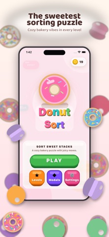Donut Sort Game Screenshot 1 of 8