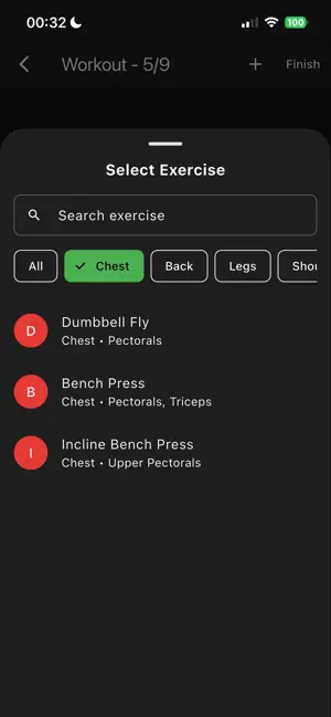 My Gym Logger screenshot 3